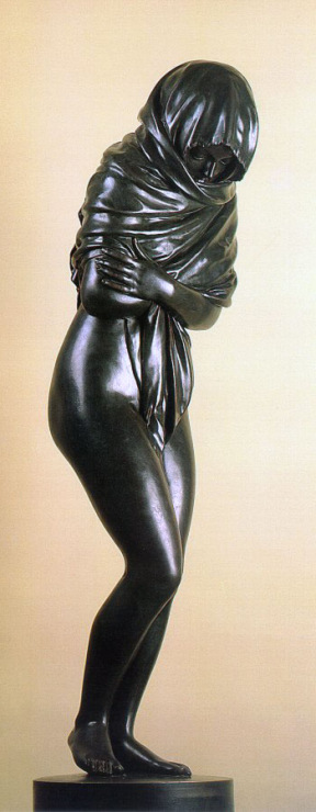 Скульптура «Озябшая». По форме Гудона. Бронза, 1787 г. Скульптура «Озябшая». По форме Гудона. Бронза, 1787 г.