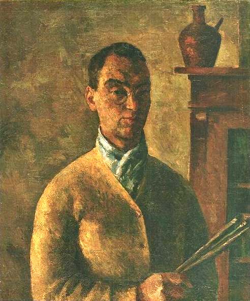 Р.Р. Фальк. Автопортрет в желтом. 1924 г.