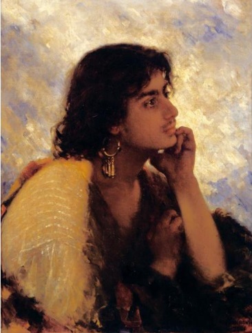А.А. Харламов. «Цыганка». 1880 г.