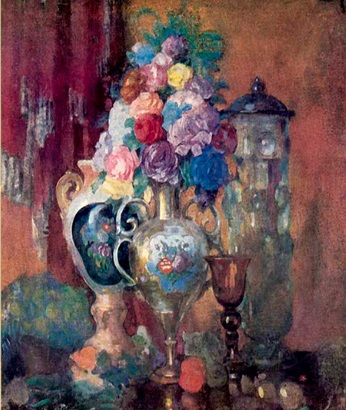 Н.Н. Сапунов. «Вазы и цветы». 1910 г. Н.Н. Сапунов. «Вазы и цветы». 1910 г.