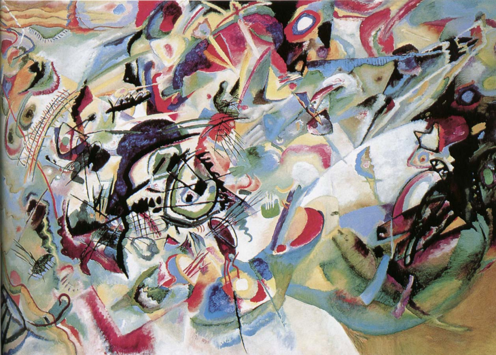 В. Кандинский. «Композиция VII». 1913 г. В. Кандинский. «Композиция VII». 1913 г.