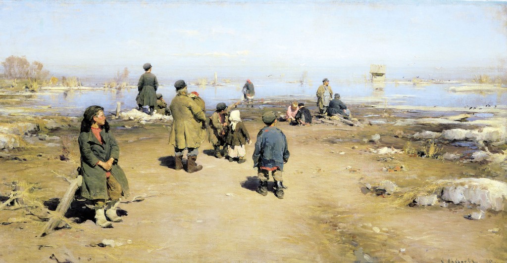 А.Е. Архипов. «Лед прошел». 1895 г.