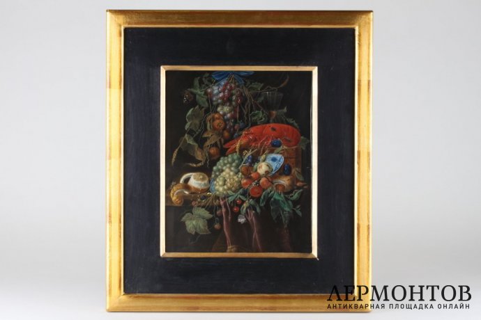 Фарфоровый натюрморт. Германия. КРМ. XIX в. Фарфоровый натюрморт. Германия. КРМ. XIX в.
