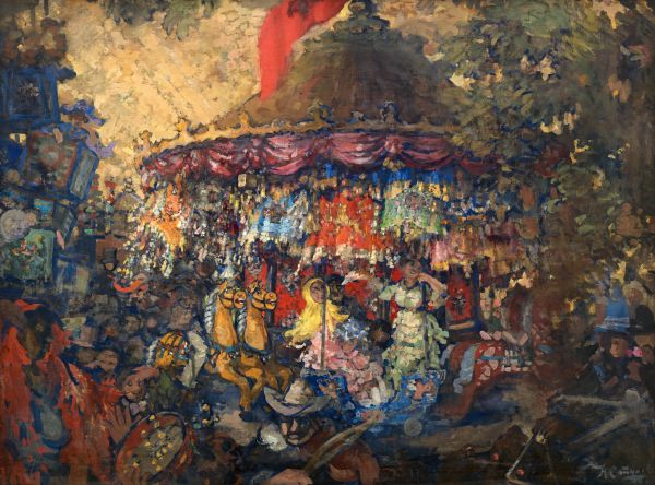 Н.Н. Сапунов. «Карусель». 1908 г. Н.Н. Сапунов. «Карусель». 1908 г.