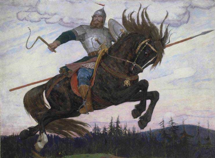 В. Васнецов. «Богатырь». 1920 г. В. Васнецов. «Богатырь». 1920 г.