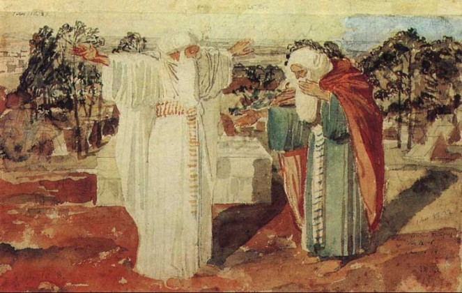А.А. Иванов. «Призвание Авраама». 1850-е гг. А.А. Иванов. «Призвание Авраама». 1850-е гг.