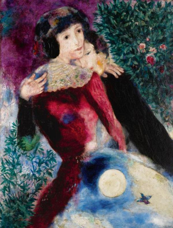 М. Шагал. «Влюбленные». 1928 г. Продана за 28,4 млн долларов М. Шагал. «Влюбленные». 1928 г. Продана за 28,4 млн долларов