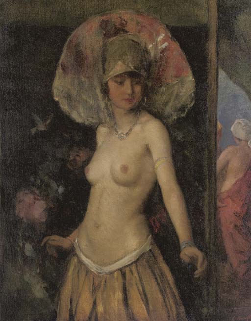Картина Л. Бакста «Танцовщица в костюме». Около 1900-х гг. Картина Л. Бакста «Танцовщица в костюме». Около 1900-х гг.