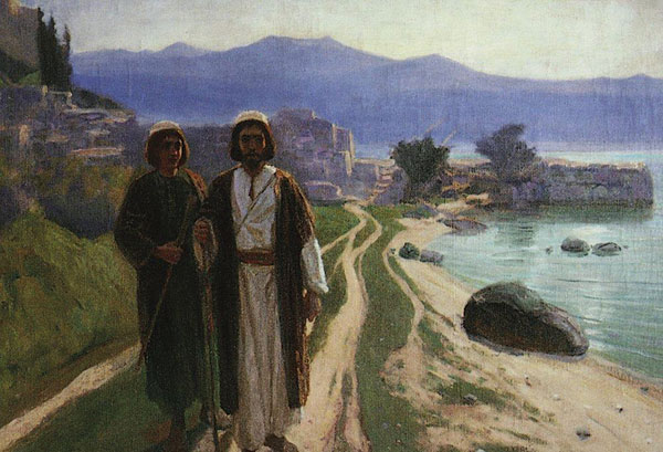 В. Поленов. Картина «Решили идти в Иерусалим». Около 1900 г.