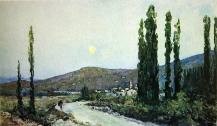 А.В. Куприн. «Беасальская долина. Крым». 1937 г. А.В. Куприн. «Беасальская долина. Крым». 1937 г.