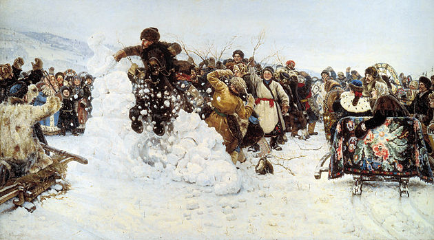 В. Суриков. «Переход Суворова через Альпы». 1899 г.