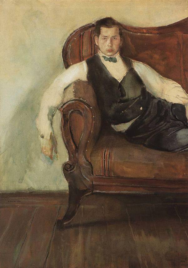 К.А. Сомов. «Автопортрет». 1898 г.