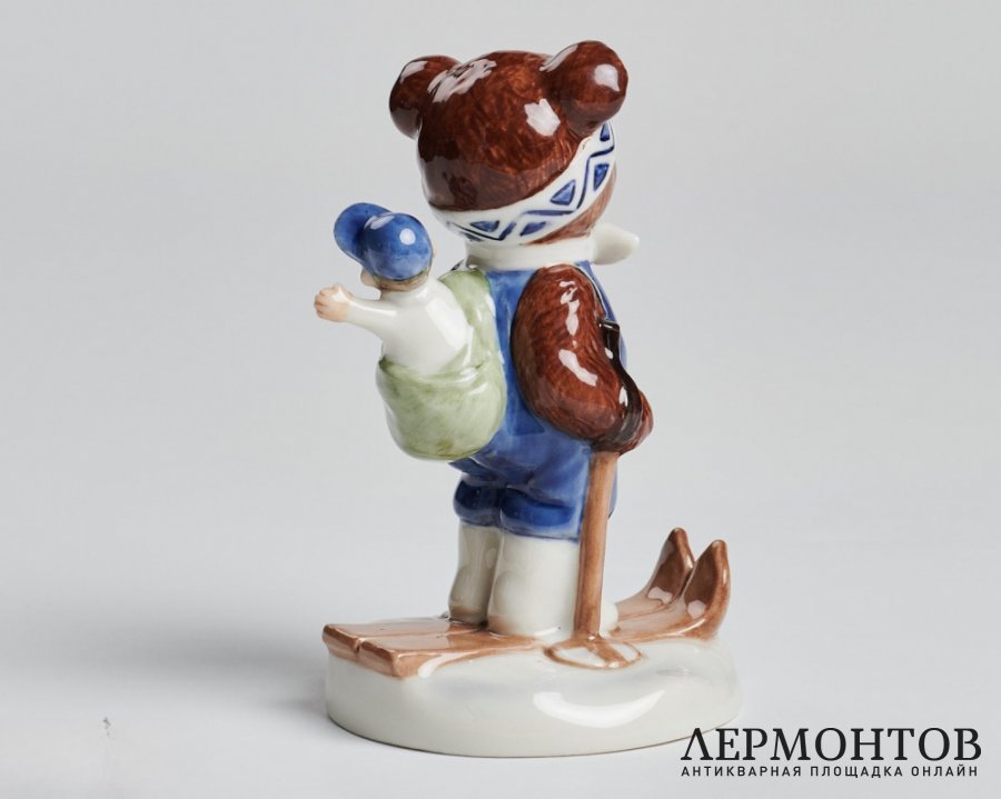 Статуэтка «Freddie» из серии Teddy Collection. Фарфор, Bing & Grøndahl, Дания