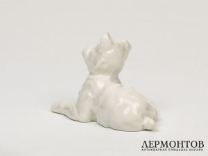 Статуэтка «Щенок терьера». Фарфор, Hutschenreuther, Германия, 1970 год