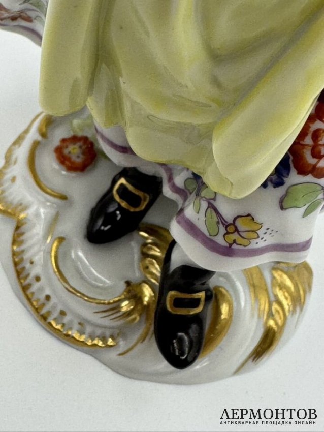 Статуэтка «Певица». Фарфор, роспись, Meissen, Германия, 1-я половина 20 века