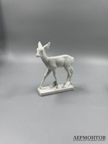 Статуэтка «Оленёнок». Фарфор, Meissen, Германия, 20 век