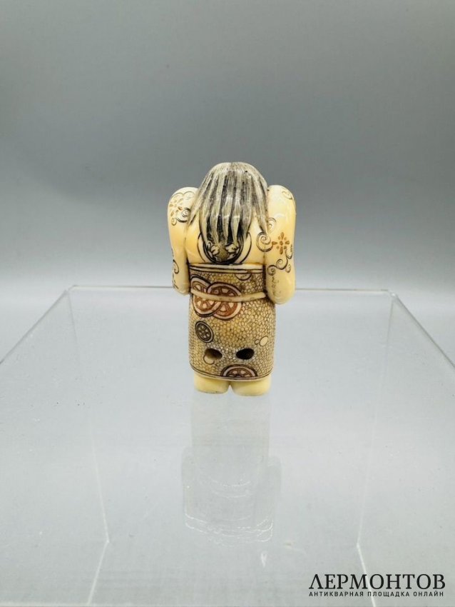 Нэцкэ. Кость, резьба, Япония, 19 век