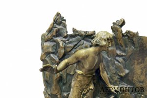 Декоративная стела, M. Gasias Западная Европа, конец 19 - начало 20 века. Бронза.