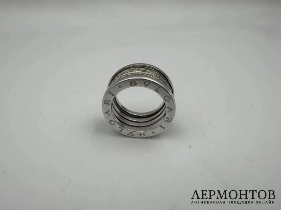 Кольцо «B.zero1» с бриллиантами. Золото 750 пробы, Bvlgari