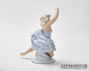 Статуэтка «Балерина». Бисквитный фарфор, Fasold & Stauch, Германия, до 1967 года