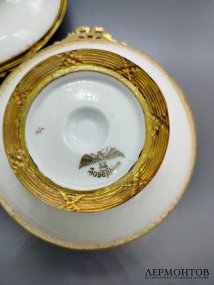 Парные подсвечники «Праздник». Фарфор, латунь, Josephine, Китай, 1980–1990-е годы