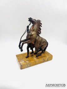Скульптура «Кони Марли». Бронза, мрамор, скульптор Г. Кусту, Франция, конец 19 века