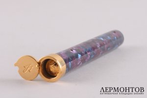 Ручка перьевая в футляре Waterman. Золото 750 пробы, металл. Франция, XX век