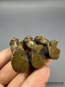 Статуэтка «Три кошки». Бронза, Австрия, 19 век