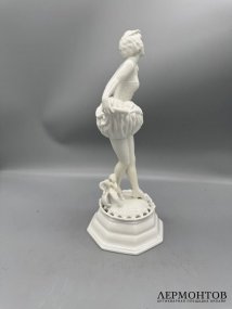 Статуэтка «Танцовщица» в стиле ар-деко. Фарфор, Rosenthal, Германия, 1920–1930 годы