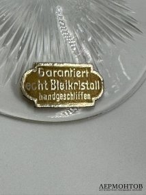 Фужер для крепких напитков. Хрусталь, Echt Bleikristall, Германия, 1960–1970-е годы