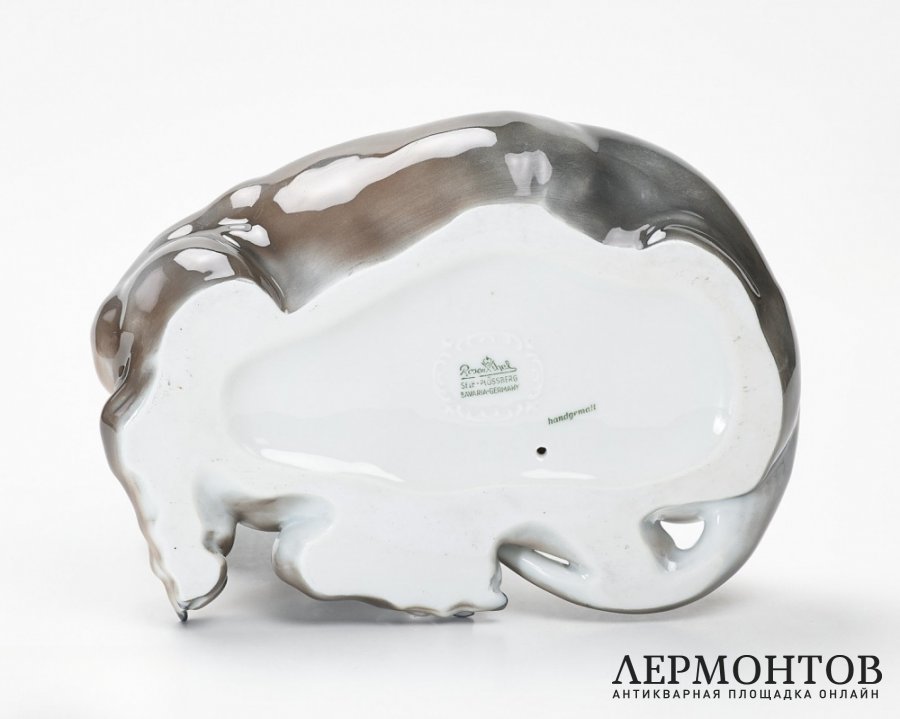 Статуэтка «Такса». Фарфор, Rosenthal, Германия