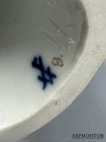 Статуэтка «Попугай на ветке». Фарфор, роспись, Meissen, Германия, 20 век
