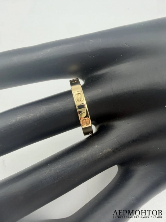 Кольцо «Love». Жёлтое золото 750 пробы, Cartier