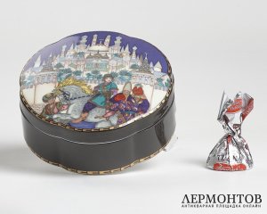 Шкатулка «Жар-птица». Фарфор, Heinrich, Villeroy & Boch, Германия, 1980-е годы