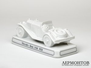 Статуэтка «Mercedes-Benz SSK 1928». Фарфор, Seltmann Weiden, Германия, 1954–1990 годы