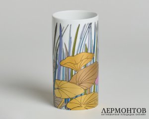 Ваза «Кувшинки». Фарфор, Rosenthal, Германия, 1989 год