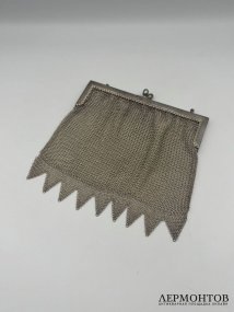 Театральная сумочка-кольчужка. Серебро 84 пробы, Россия, 1896 год