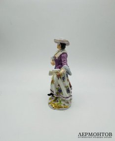 Статуэтка «Певица». Фарфор, роспись, Meissen, Германия, 1-я половина 20 века