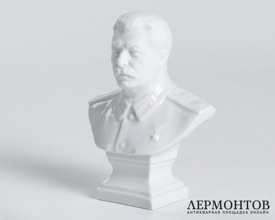 Бюст «Сталин». Фарфор, Herend, Венгрия