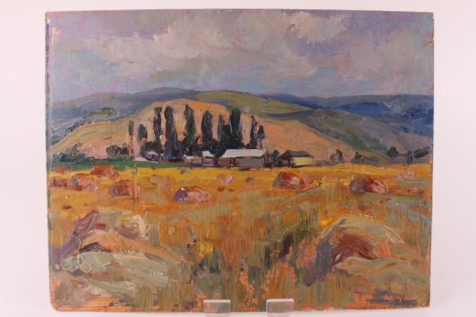 Картина из серии Природа N1. Чурсин К.Н. Картон, масло. XX в.