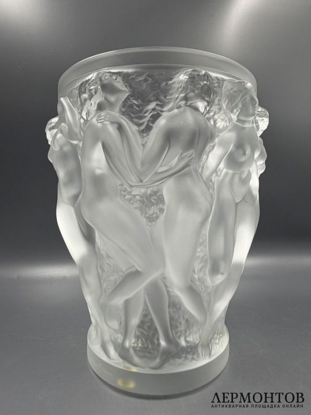 Ваза «Вакханки», выпуск 1000 экземпляров. Хрусталь, Lalique, Франция
