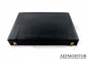 Сервировочный набор в футляре. Серебро 950. Франция