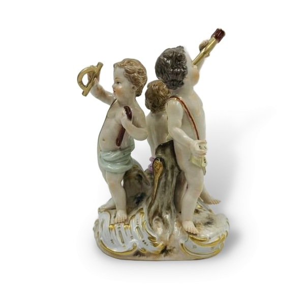 Скульптурная группа «Астрономия». Фарфор, роспись, Meissen, скульптор И. И. Кендлер, Германия, конец 19 века