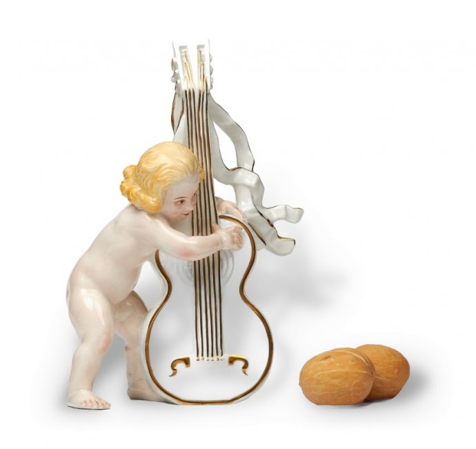 Статуэтка «Дитя с гитарой». Фарфор, Rosenthal, Германия