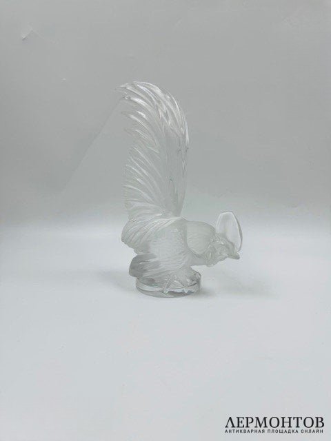 Статуэтка «Петух». Хрусталь, Lalique, Франция
