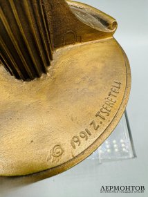 Модель памятника Христофору Колумбу. Бронза, скульптор Зураб Церетели, Россия, 1991 год