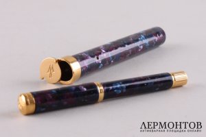 Ручка перьевая в футляре Waterman. Золото 750 пробы, металл. Франция, XX век