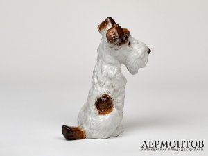 Статуэтка «Скотч терьер». Фарфор, Rosenthal, Германия, 1952 год