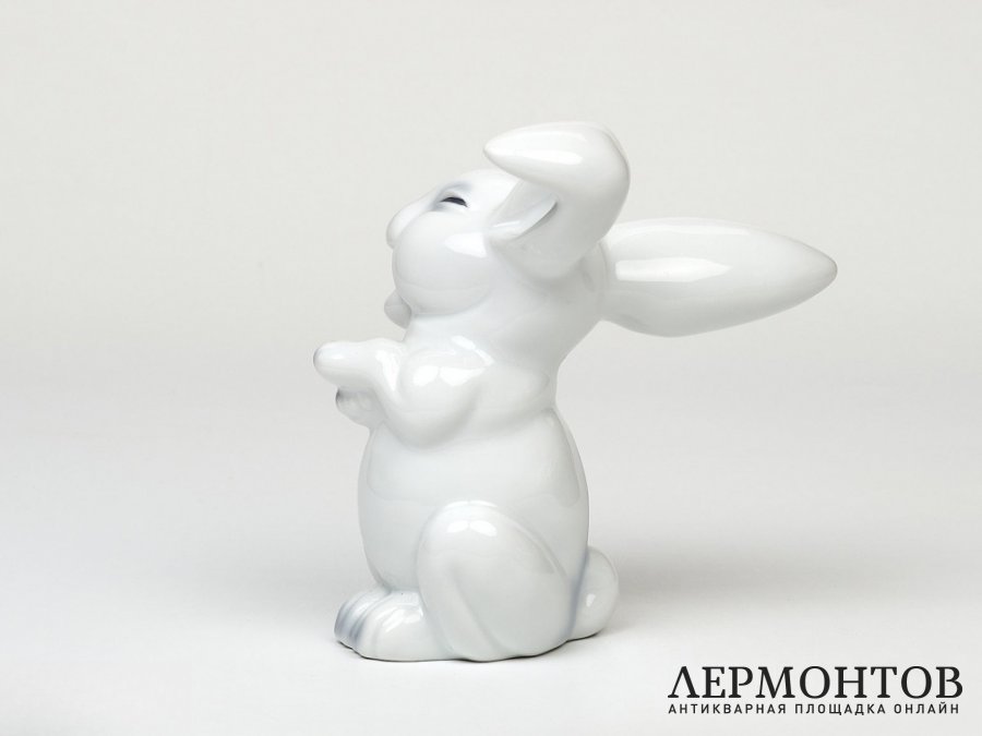 Статуэтка «Заяц». Фарфор, Rosenthal, Германия, 1960 год