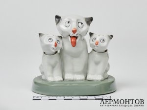 Набор для специй «Кошки». Фарфор, Германия, первая половина XX века